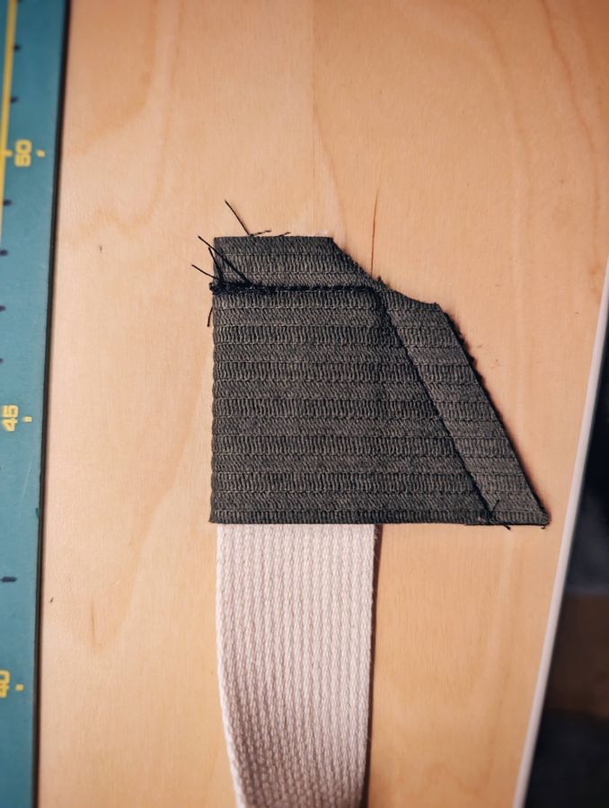 Strap and corduroy