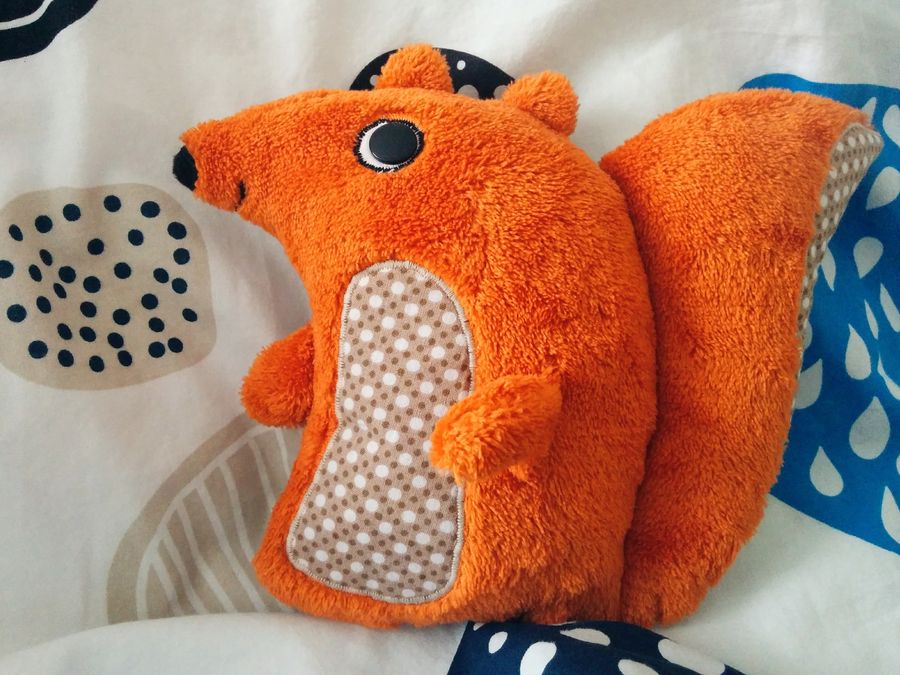 Plush squirrel